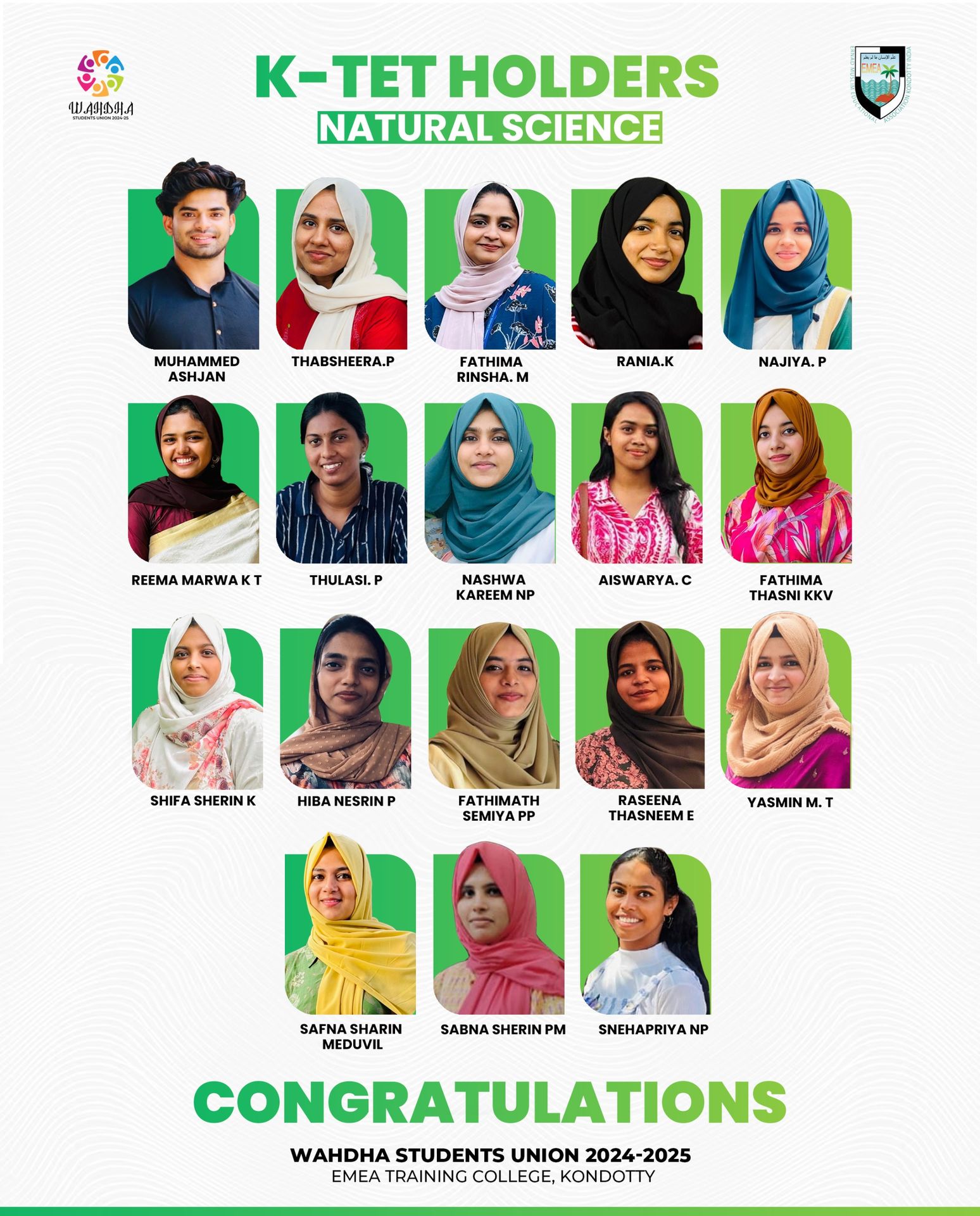 K-TET April 2025 - Natural Science Option - Qualification